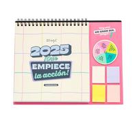 Mr. Wonderful - Desktop Calendar with Roulette 2025-2025: Let the action begin! - Includes 2 Pads of Sticky Notes and 4 Sheets of Stickers