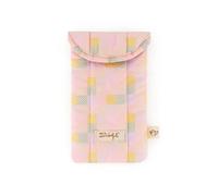 Mr. Wonderful - Glasses case - Multi-coloured squares - Padded fabric glasses case - With Velcro closure