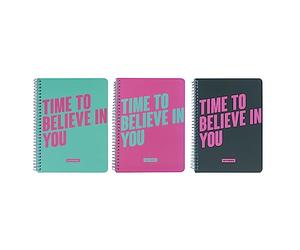 Mr. Wonderful - Juego de 3 Cuadernos A4 - Time to believe in you