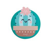 Mr Wonderful Mouse Pad Size S (240 x 200 mm) Fabric Mousepad Design Cactus Suitable for Office and Gaming Mouse