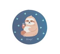 Mr Wonderful Mouse Pad Size S (240 x 200 mm) Fabric Mousepad Lazy Design Suitable for Office and Gaming Mouse