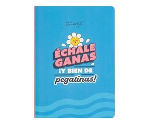 Mr. Wonderful - Notebook with sticky notes and stickers - Make it look good on stickers! - 5 sticky note pads with 50 sheets each - 5 sheets of Stickers