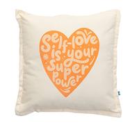 Mr. Wonderful Self-Love is Your Superpower Cushion Orange