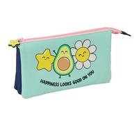 Mr. WONDERFUL STAR - Triple Pencil Case, Children's Pencil Case, Ideal for School Age Children, Comfortable and Versatile, Quality and Resistance, 22 x 3 x 12 cm
