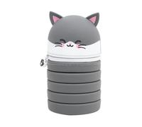 Mr. Wonderful Unisex's Estuche Extensible-Gato Mr.Wonderful-Expandable Pencil Case-Cat, Multicoloured, Medium