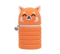 Mr. Wonderful Unisex's Estuche Extensible Rojo Mr.Wonderful-Expandable Pencil Case-Red Panda, Multicoloured, Medium
