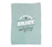 Mr Wonderful WOA2313267EM Do Nothing. Enjoy Everything. Blanket