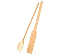 Mr. Woodware Extra Long Cooking Utensils 16 Inch - For Big Stock Pots Commercial Cooking, Cauldron Made From Premium Beechwood High Heat Resistant Suitable For Outdoor, Restaurants, Sturdy