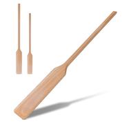 MR. WOODWARE Extra Long Wooden Spatula - 60 cm Large Beech Wood Stirring Paddle Spoon for Cooking, Mixing, Brewing in Big Stock Pots - Kitchen Heavy Duty Utensils, Long-Handled Flat Stir Paddles