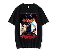 MR.YATCLS Berserk Manga Tshirs - Berserk Guts & Griffith T-Shirt Unisex - Anime Costume Round Neck Short Sleeve Tee Shirt S-4XL