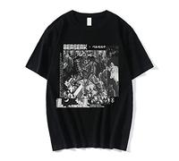 MR.YATCLS Berserk Manga Tshirs - Berserk Guts T-Shirt Unisex - Anime Costume Round Neck Short Sleeve Tee Shirt S-4XL