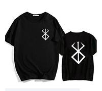 MR.YATCLS Berserk Manga Tshirs - Berserk Logo T-Shirt Unisex - Anime Costume Round Neck Short Sleeve Tee Shirt XS-4XL