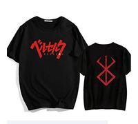 MR.YATCLS Berserk Manga Tshirs Mens - Berserk Logo T-Shirt Unisex - Anime Costume Round Neck Short Sleeve Tee Shirt XS-4XL