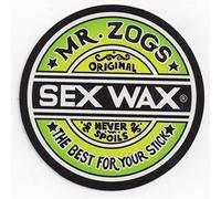 Mr. Zoggs SEX WAX STICKER 3" CIRCULAR FADE GREEN
