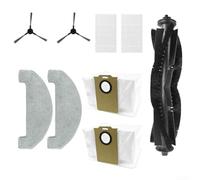 MR1 Robot Vacuum Accessory Replacement Kit Containing Main Brush Mop Cloth 2 Filters 2 Bags 2 Side Brushes