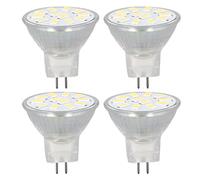 MR11 Dimmable LED Lamp Bulb 3W Safe Eye Protection for Track Lights and Down Lights 4 Pack (Cool White)