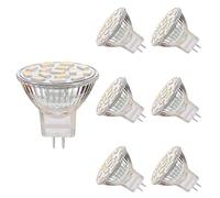 MR11 GU4.0 3.5W LED Light Bulbs, Equivalent to 25-35W Halogen Lamps, GU4.0 Base AC/DC 12V,350LM,Spot Light Bulb,Recessed Lighting,Track Lighting,Warm White(3000K,6pcs)