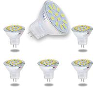 MR11 LED Bulbs 5W 15LED Beads 40W Halogen Equivalent 400LM Non Dimmable 3000-6000K GU4 LED Corn Light Bulb AC 12V for Home Lighting, No Flickering, 6 Pack,Cold White