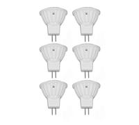 MR11 LED Light Bulb 4W GU4 Dimmable Brightness for Walkway Garden Landscape Areas, Ceramic Material (White Light)