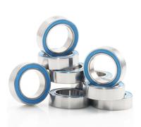 MR128-2RS Ball Bearing 8x12x3.5mm Compatible with Traxxas 7020 RC Vehicles,8x12mm ABEC-3 Blue Rubber Sealed Ball Bearings (Pick of 10pcs)