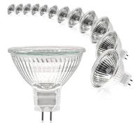 Mr16 Spot Light Bulb, 12v 20w Light Bulb, Gu5.3 Light Bulb Dimmable , 2 Pin Halogen Light Bulbs Warm White 2700k, Pack Of 12 (mr16-20w-12p) [xh]