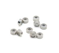 MR62ZZ Bearing 2X6X2.5mm Miniature MR62 ZZ Ball Bearings Chrome Steel Quality R-620 W52 10Pcs(MR126ZZ 6x12x4)