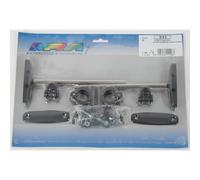 MRA Holder set for naked bikes, black