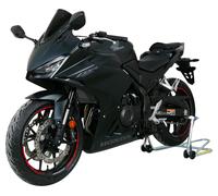 MRA Racing windshield with ABE CBR 500 R, model year 2019, Black