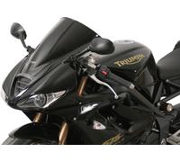 MRA Racing windshield with ABE CbR 900 RR, model years 2002-2003, Black