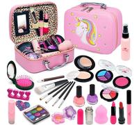 Mrabbitoo Kids Makeup SetsforGirlsWashable Kids Make Up Kit Girls ToysNon-Toxic Makeup SetforLittle GirlsChildrens Makeup Sets Kids Toys ChristmasBirthday Giftsfor4 5 6 7 8 9 Year Old Girl UK-01