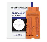 Value Plus Mrad Ruler - Long Range Shooting Slide Rule Calculator for Quickly Calculating Range to Target and Windage, Ideal to use with Dope Book, Data Book and Dope Chart for Rifle