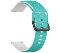 MRAKPLGE 20mm Sports Watch Band, Summer Beach Line Pattern, Compatible with Garmin Venu/Venu 2 Plus/Sq/Sq 2