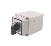 MRANADLDF LW26-20/6M YMW26 with Waterproof Box Transfer 20A 3 Position Rotary Cam Switch Double Power Switching Manual Control
