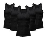 Mrat 5 Pack Men's Muscle Gym Workout Stringer Tank Tops Bodybuilding Fitness T-Shirts Sleeveless Vests Athletic Wear Running Undershirt Quick Dry Training Fitness Shirts Breathable Slim Fit Tee