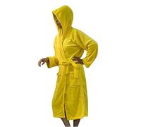 Mrat Dressing Gowns Unisex Flannel Fleece Lined Hooded Warm Robe Fluffy Soft Bathrobe Long Robe Lightweight Toweling Bathrobe All Seasons Spa Hotel for Men Women Loungewear Nightwear Plus Size Uk