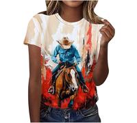 Mrat Horse Racing Betting Funny Gift T-Shirt Horse Lover Tee Funny Horse Riding Horse Graphic Tee Animal Western Country Summer Short Sleeve Tops Going Out Workout Fitness Casual Loose Fit Pullover