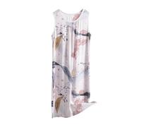 Mrat Ladies Sleeveless Nightdress Floral Print Nightgown Womens Loose Casual Strappy Jersey Nightshirts Soft Sleepwear Loungewear Nighties Plus Size Pyjamas Homewear Sleepwear XL-6XL