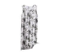Mrat Ladies Sleeveless Nightdress Floral Print Nightgown Womens Loose Casual Strappy Jersey Nightshirts Soft Sleepwear Loungewear Nighties Plus Size Pyjamas Homewear Sleepwear XL-6XL