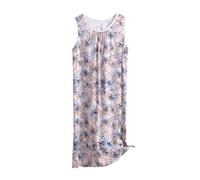 Mrat Ladies Sleeveless Nightdress Floral Print Nightgown Womens Loose Casual Strappy Jersey Nightshirts Soft Sleepwear Loungewear Nighties Plus Size Pyjamas Homewear Sleepwear XL-6XL