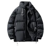 Mrat Mens Down Jacket Sale Clearance Lightweight Soft Coat Outdoor Padded Jacket Windproof Jacket Hiking Travelling Puffer Jackets Winter Warm Coat Casual Loose Quilted Jacket Climbing Plus Size 5XL