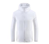 Mrat Men's Jackets Sun Protection Hooded Jacket UPF 50+ Quick Dry Outdoor Running Workout Coats Long Sleeve UV SPF Shirts Cooling Lightweight Breathable Hoodies Tops Hiking Rash Guard Fishing 4XL