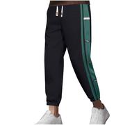 Mrat Mens Joggers Casual Trousers Tracksuit Bottoms Plain Loose Fit Sweatpants Lounge Pants Elastic Waist Cuffed Pants Lightweight Soft Brushed Trousers with Drawstring and Pockets Yoga Gym Workout