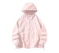 Mrat Men's UPF 50+ Light Jacket Full Zip Sun Screen Protection Hoodies Long Sleeve Sun Tops Windbreaker Lightweight Thin Coat Quick Dry Camping Walking Hiking Fishing Outdoor UK s