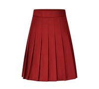 Mrat Skirt for Women UK Pleated A Line Swing Skirts with Shorts Summer Smart Casual Elastic High Waist Skirt Flared Mini Skirts Ladies Vintage Elegant Party School Prom Club Going Out s