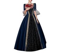 Mrat Victorian Dresses for Women Plus Size Sale Clearance Renaissance Dress Victorian Ball Gowns Costumes Medieval Vintage Tea Party Prom Dress Rococo Baroque Marie Antoinette Ball Dresses Halloween