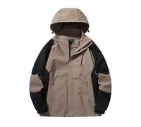 Mrat Waterproof Jacket Men Windproof Outdoor Softshell Jackets with Hooded Long Sleeve Zip Coats Lightweight Insulated Windbreaker Raincoats Pullover Sun Protection Mountain Hiking Golf Running M-5XL