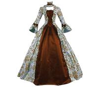 Mrat Women's Medieval Vintage Dresses Plus Size Renaissance Dress Rococo Baroque Marie Antoinette Ball Dresses Victorian Ball Gowns Costumes Victorian Party Prom Dress Halloween Sale Clearance 5XL