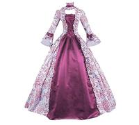 Mrat Women's Medieval Vintage Dresses Renaissance Dress Rococo Baroque Marie Antoinette Ball Dresses Victorian Ball Gowns Costumes Victorian Party Prom Dress Halloween Sale 5XL Plus Size Clearance