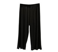 Mrat Women's Pyjamas Bottoms Cropped Pants Super Soft Loungewear Modal Cotton Sleeping Shorts Ladies Pj Bottom Lightweight Knee Length Summer Casual Loose Fit Capris Trousers Sleepwear Homewear