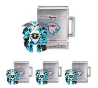 MRBEAST LAB Apex Beast Tiger Collector Figure, Standing At 6.5Inches/15.8cm Tall, With Extreme Detailing, Premium Packaging, 13 Points Of Articulation And Chomp Jaw, 2 To Collect (Pack of 4)